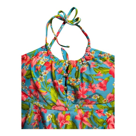 Catalina Floral Ruffle Tankini Top | Women’s L/G 12–14 | - Picture 3 of 7